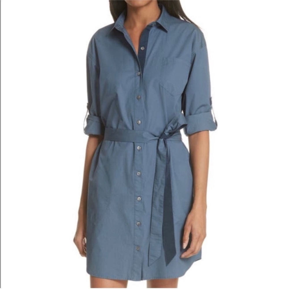 ATM Anthony Thomas Melillo Blue Mini Dress